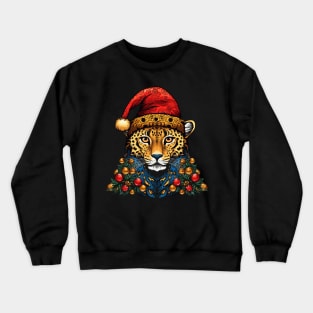 Cheetah Christmas Crewneck Sweatshirt